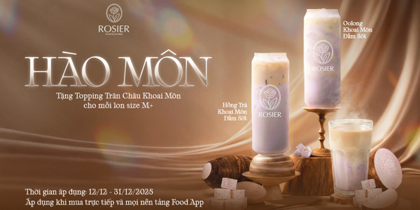 Trà Sữa Rosier - Fresh Tea & Coffee - Nguyễn Xiển