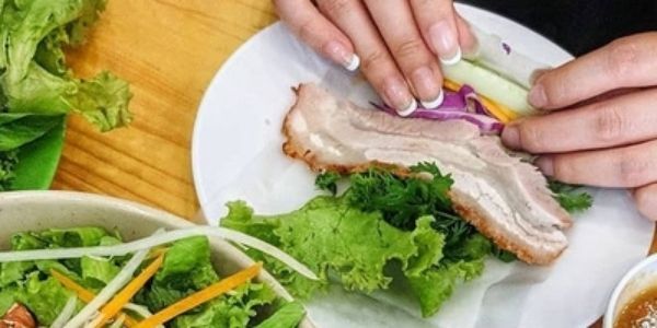 Thịt Heo Cuốn Bánh Tráng 54 - Bún Mắm Nêm
