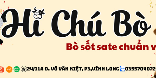 Hi Chú Bò - Bò Sốt Sate Chuẩn Vị