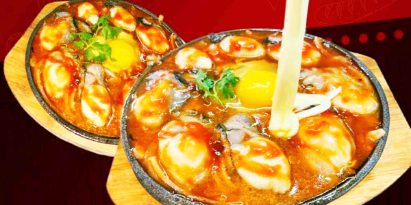 Hàu 5k 6 vị (COMBO Hàu Nướng + Bò Sốt HongKong)