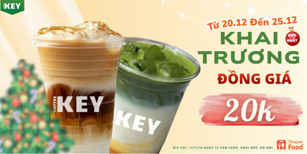 KEY COFFEE - Cà Phê & Matcha - Vân Canh