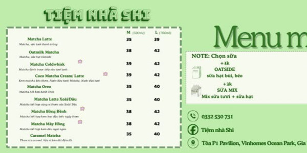 Tiệm Nhà Shi - Matcha, Mì Cay & Đồ Ăn Vặt