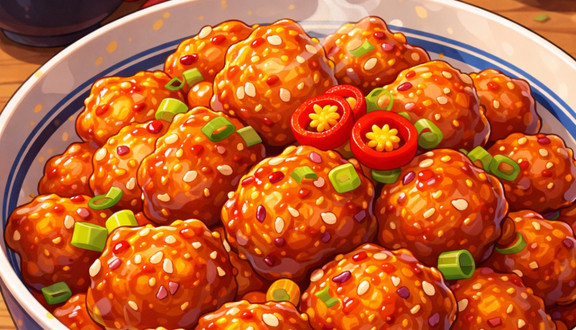 Mì Cay Son & Gà Viên Lắc