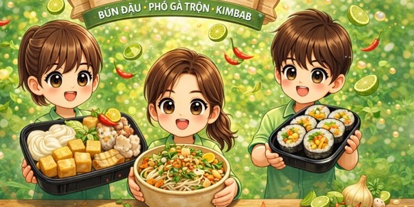 Bếp Nhà Ổi - Bún Đậu, Phở Gà Trộn & Kimbap - Trần Đại Nghĩa