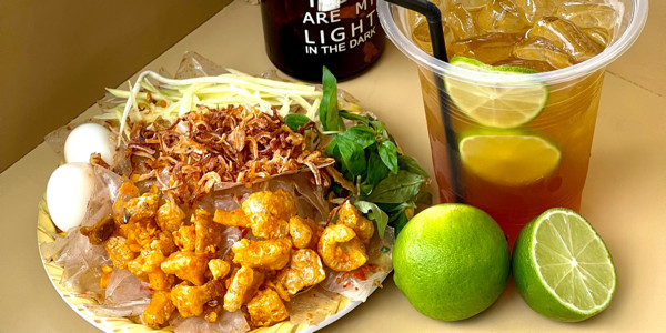 Bánh Tráng Trộn Tóp Mỡ Út Út