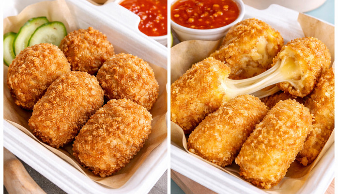Nem Chua Rán Phô Mai & Sụn Gà - Ăn Vặt Tan Ca Quán