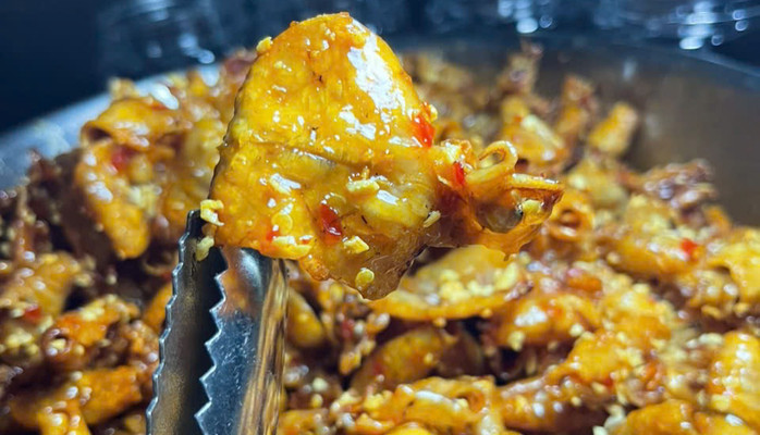 Thúy Tiên Food - Mực Rim Tỏi Ớt - Trần Hưng Đạo