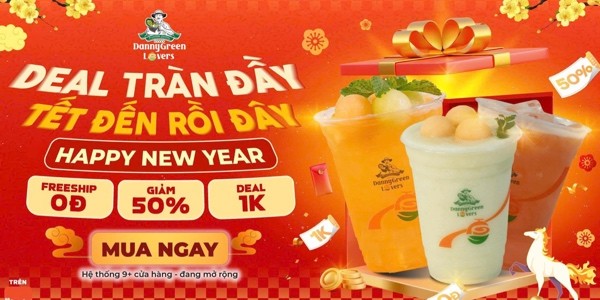 DannyGreen - Trà Sữa, Trà Trái Cây & Nước Ép Organic - Gò Dầu