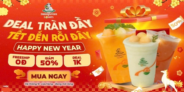 DannyGreen - Trà Sữa, Trà Trái Cây & Nước Ép Organic - Hoàng Văn Thụ