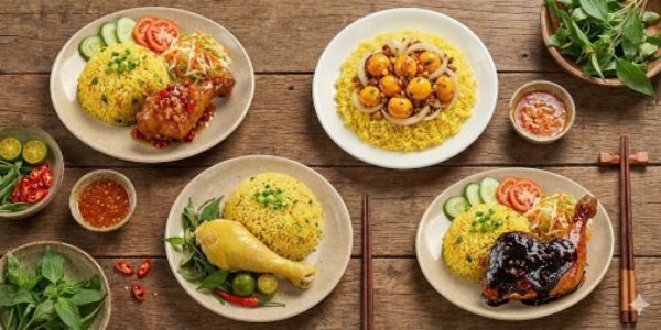 Cơm Gà Xốt Đa Vị Phúc Thái - Đường Số 7A