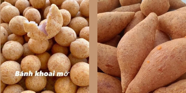 Bánh Khoai Mỡ Chiên - Cao Văn Lầu