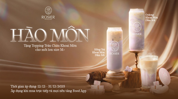 Trà Sữa Rosier - Fresh Tea & Coffee - Đào Tấn