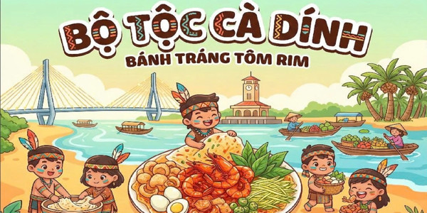 Bánh Tráng Tôm Rim Cà Dính